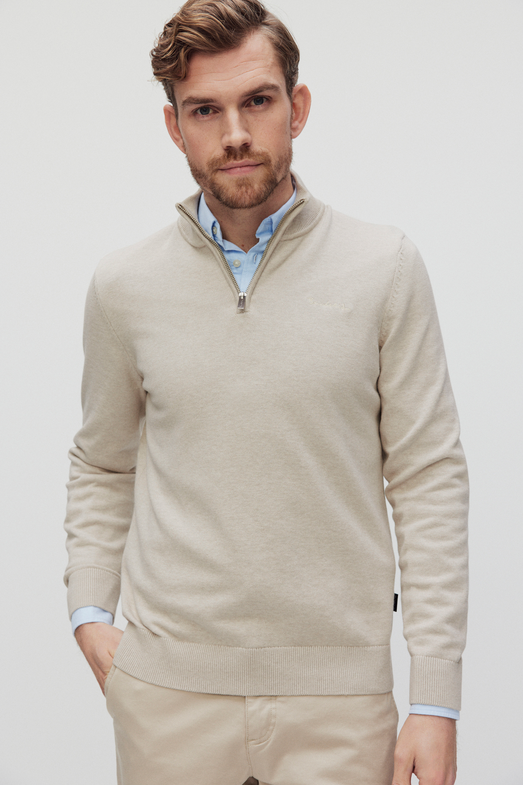 Didier half zip - Bondelid - Herrmodebloggen